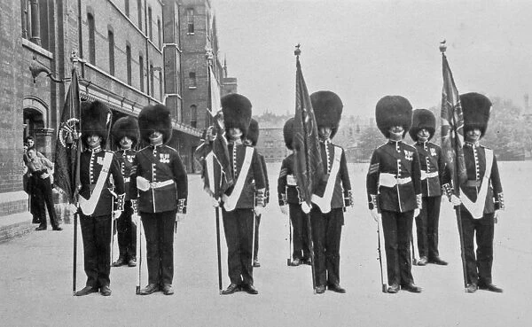 Colours of 1st and 2nd battalions, Chelsea 1921