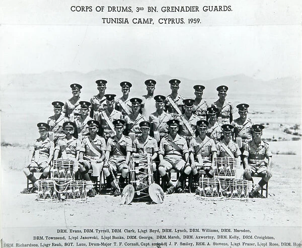 corps of drums 3rd battalion tunisia camp cyprus