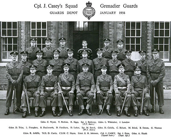 cpl casey's squad january 1956 wyatt perkins