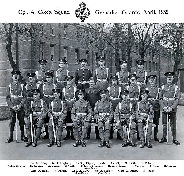cpl cox's squad april 1939 cross buckingham