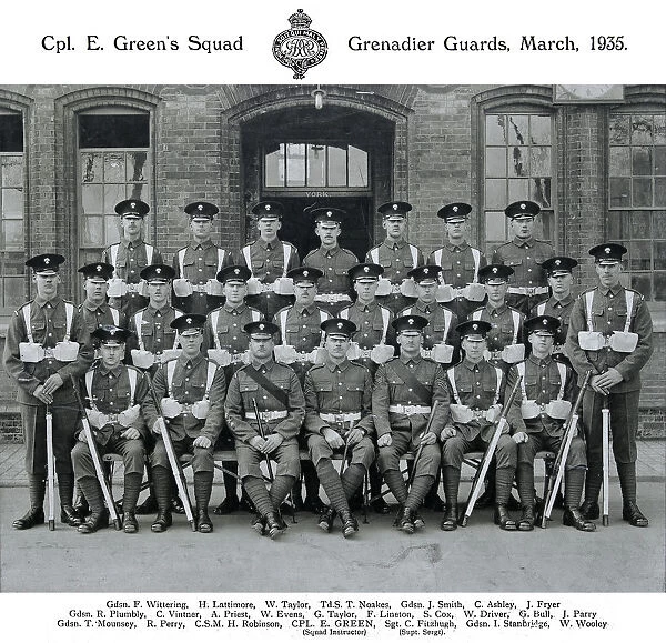 cpl e green's squad march 1935 wiottering