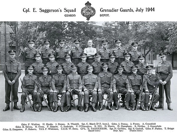 cpl e saggerson's squad july 1944 walther