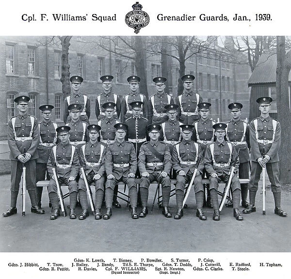 cpl f williams squad january 1939lowth