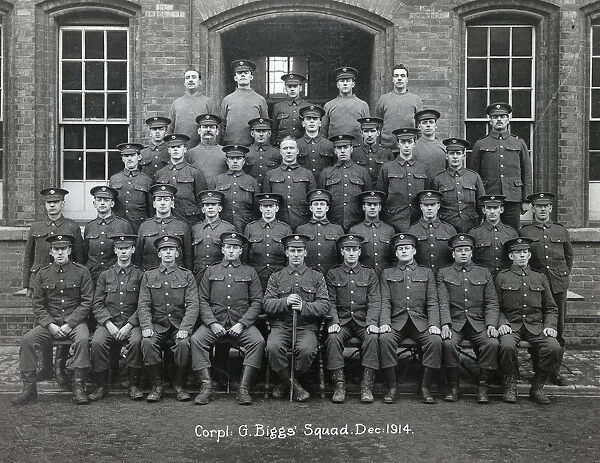 cpl g biggs squad december 1914