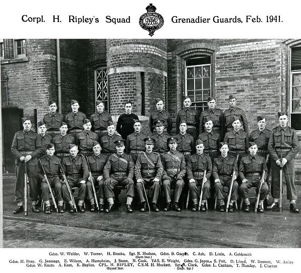 cpl h ripley's squad february 1941 walder