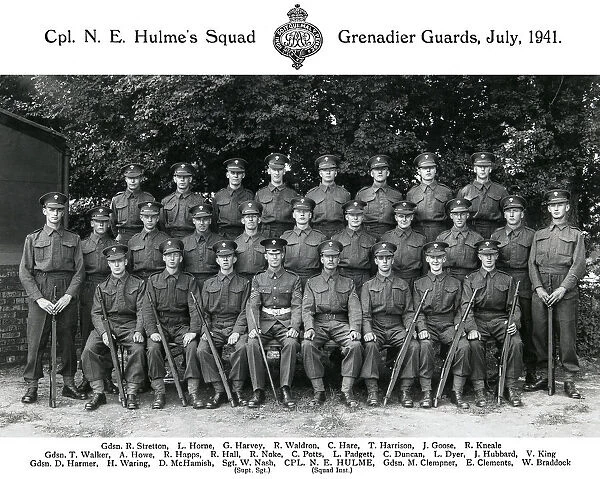 cpl hulme's squad july 1941 stretton horne