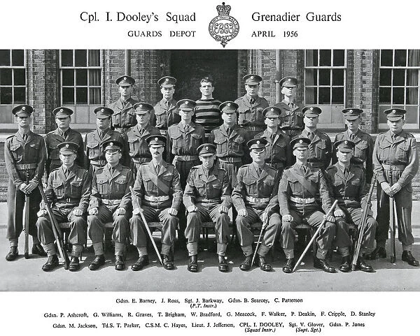 cpl i dooley's squad april 1956 barney