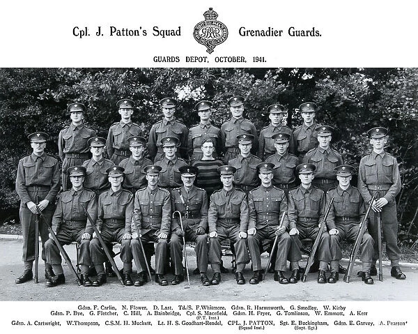 cpl j patton's squad october 1941 carlin