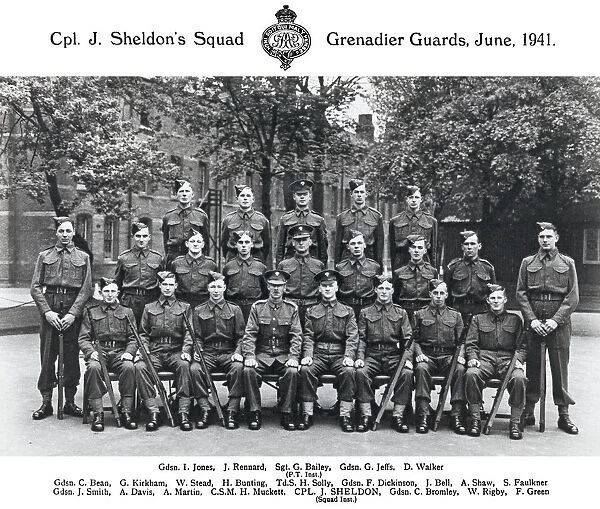 cpl j sheldons squad june 1941 jones