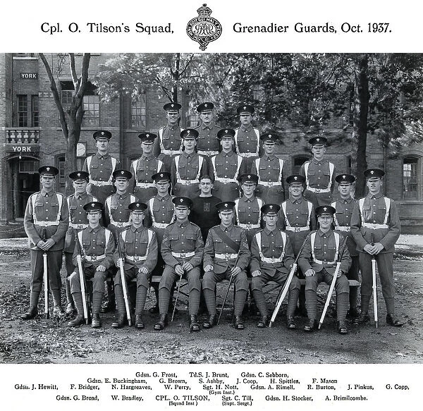 cpl o tilson's squad october 1937 frost