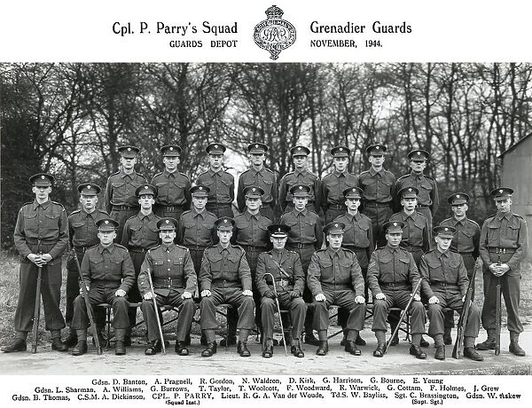 cpl p parry's squad november 1944 banton