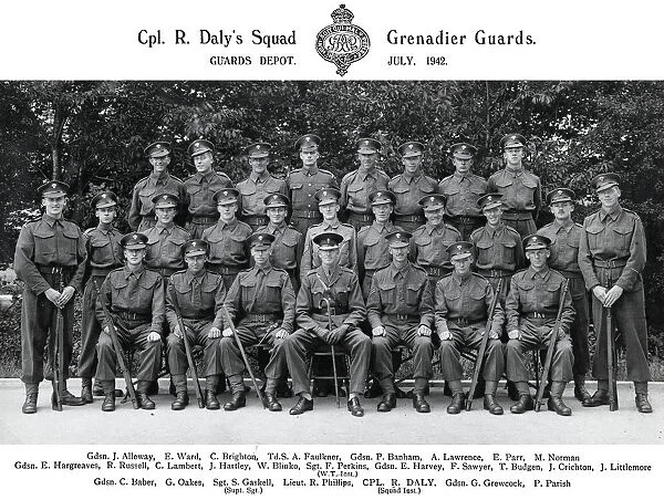 cpl r daleys squad july 1942 alleway