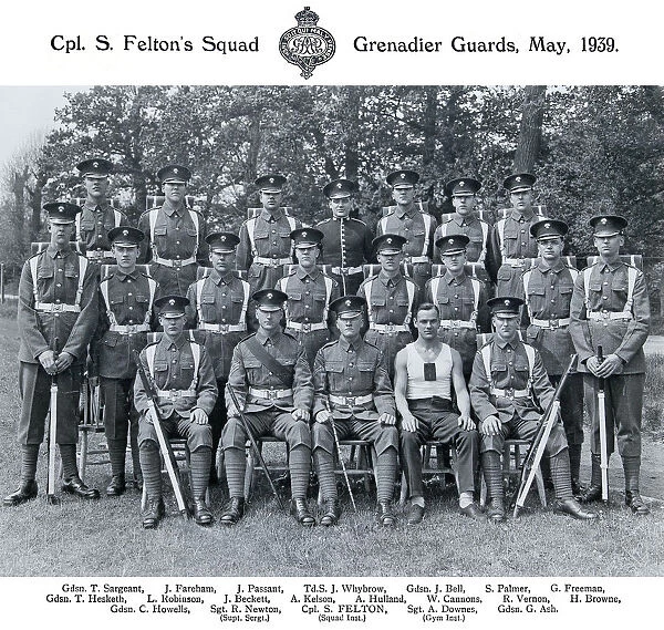 cpl s felton's squad may 1939 sargeant