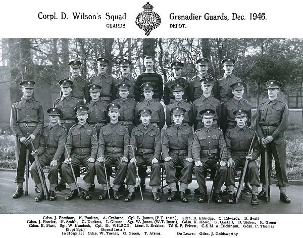 cpl wilson's squad december 1946 forshaw