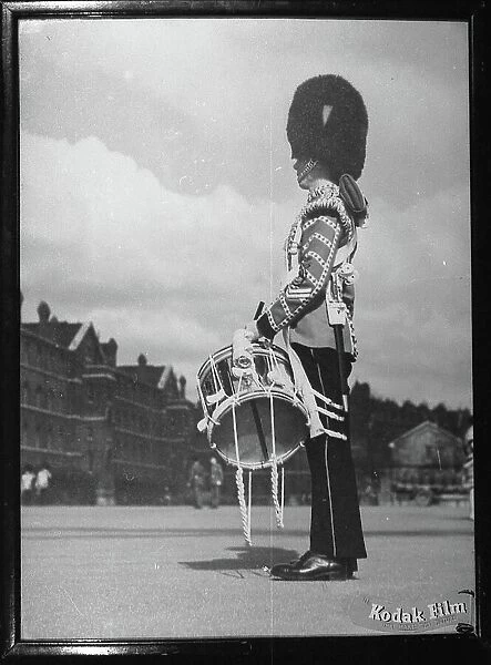 Drummer E. Bolan, 3rd Battalion, Chelsea Barracks, 1937