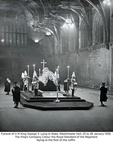 funeral of h m king george v lying in state westminster hall