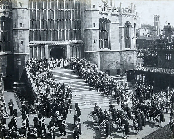 funeral of hm king edward vii stb georges chapel
