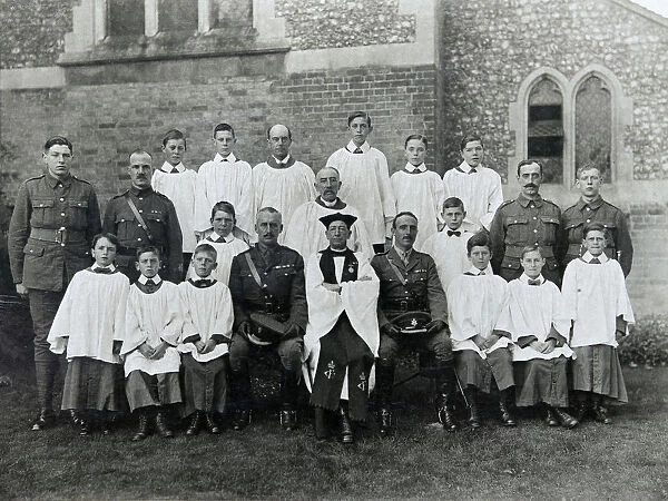 guards depot chapel choir c.1914-18