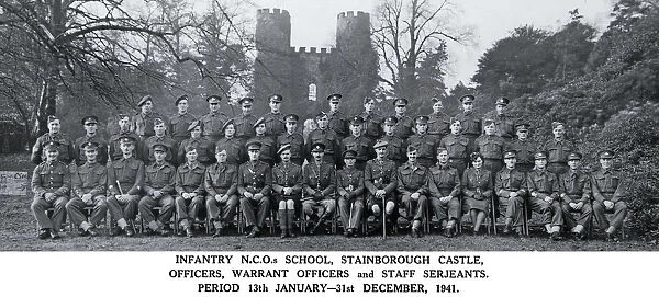 infantry ncos school stainborough castle officers