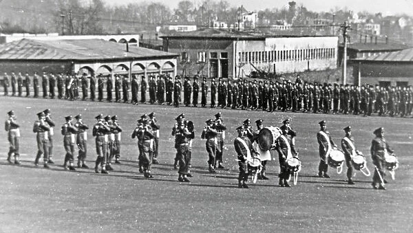 the kings birthday parade 1947 celebrated by the 2nd battalion at wuppertal