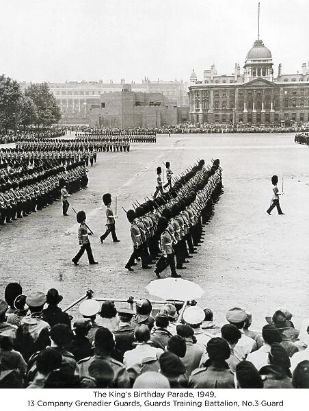 the king's birthday parade 1949 13 company grenadier guards