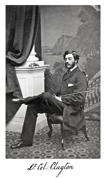 lt col clayton 1866. lt col clayton, 1866, Album 75, Grenadiers2766