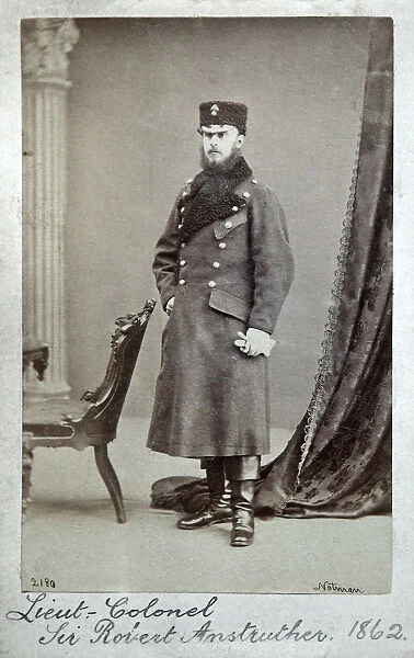 Lt Colonel Sir Robert Anstruther,1862. Album30a,Grenadiers1255a
