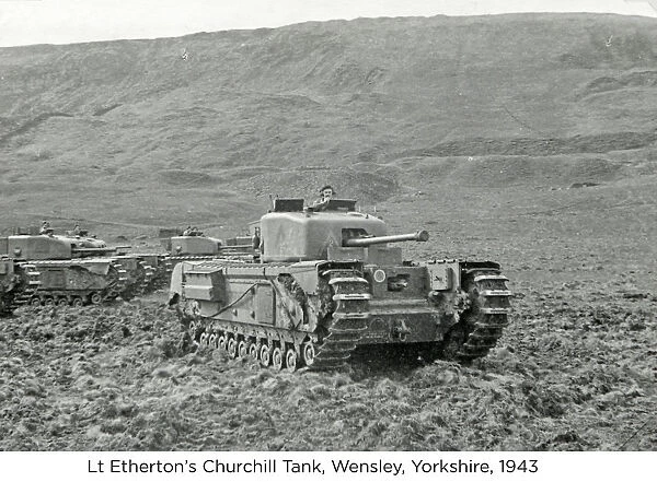 lt etherton's churchill tank wensley yorkshire
