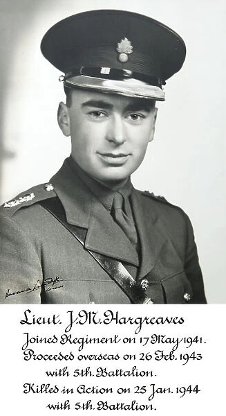 lt j m hargreaves, Album Memorial WW2 2, Grenadiers4102