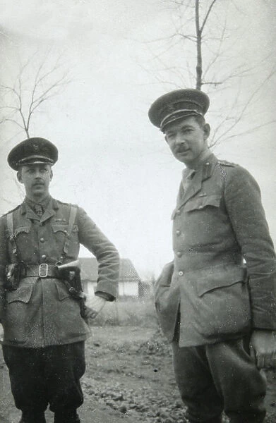 Lt. Lord Claude Hamilton and Captain W. H. Diggle 1914. Album36