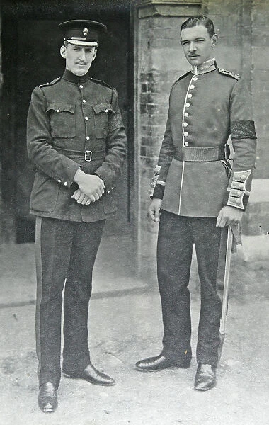 Lts Gregson and Diggle 1st Batt. Chelsea 1910