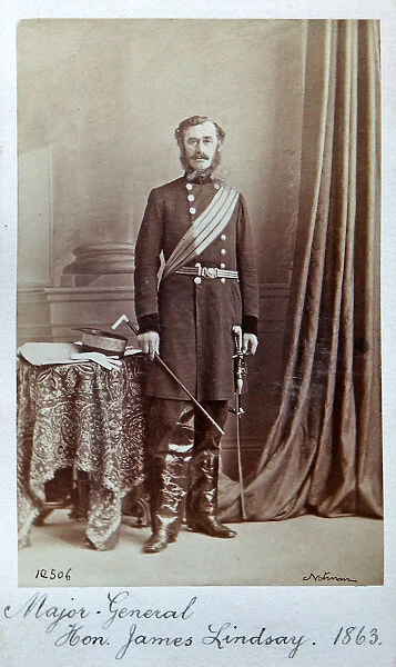 Major General The Hon.James Lindsay, 1863. Album 30a, Grenadiers1256b