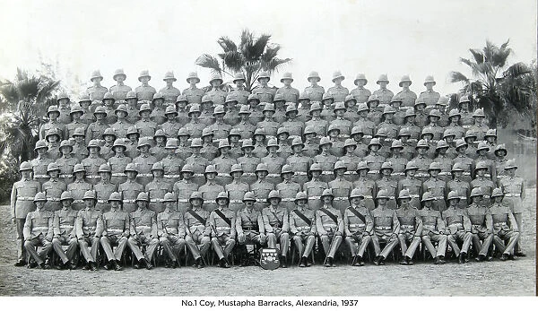 no. 1 coy mustapha barracks alexandria 1937