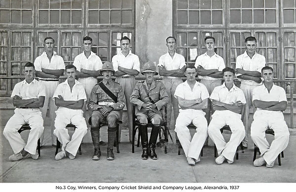 no. 3 coy winners company cricket shield and company league