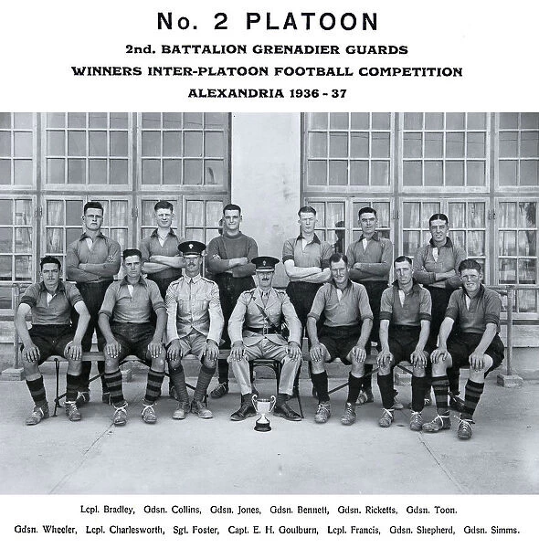 no.2 platoon 2nd battalion winners inter-platoon football competition