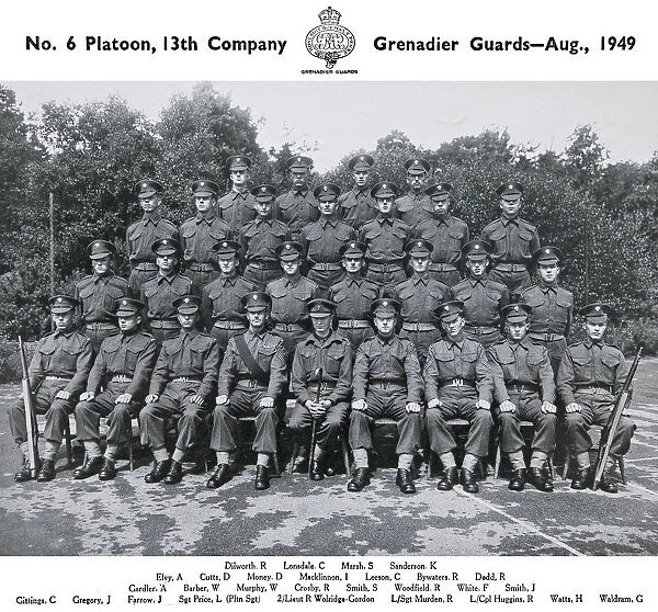 no.6 platoon 13th company august 1949 dilworth
