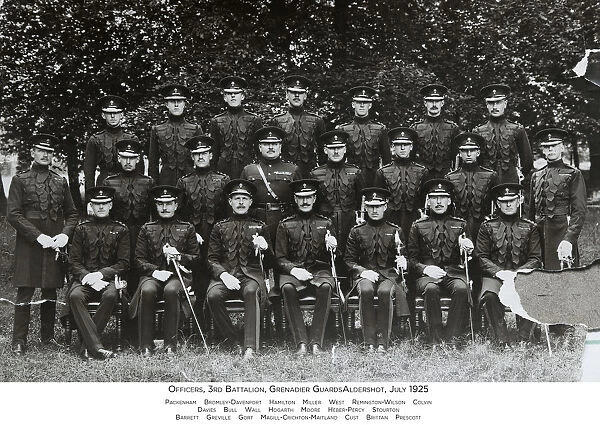 officers 3rd battalion grenadier guardsaldershot