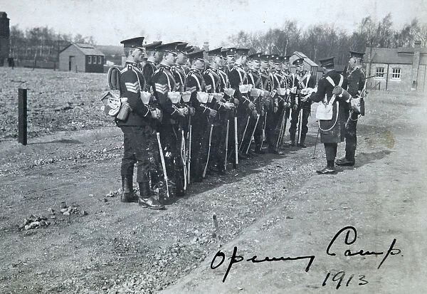 opening camp 1913. opening camp, 1913, Album 122, Grenadiers3189