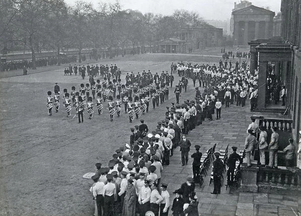 Last Parade of Crimean Veteran's, Wellington Barracks 1910
