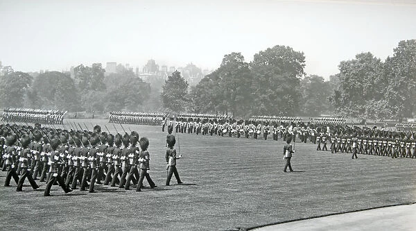 Review of Regiment by HM King 29th June 1910. Album35a