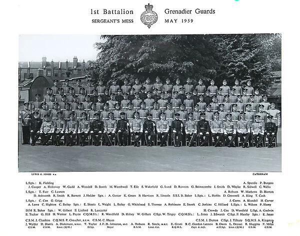 sergeants mess 1st battalion may 1959