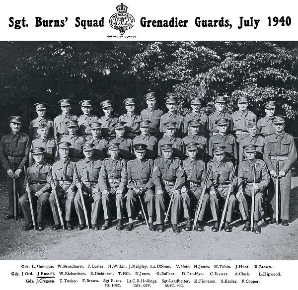 sgt burns& x2019 squad july 1940 manogue broadhurst
