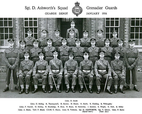 sgt d ashworth& x2019 s squad january 1956 smith