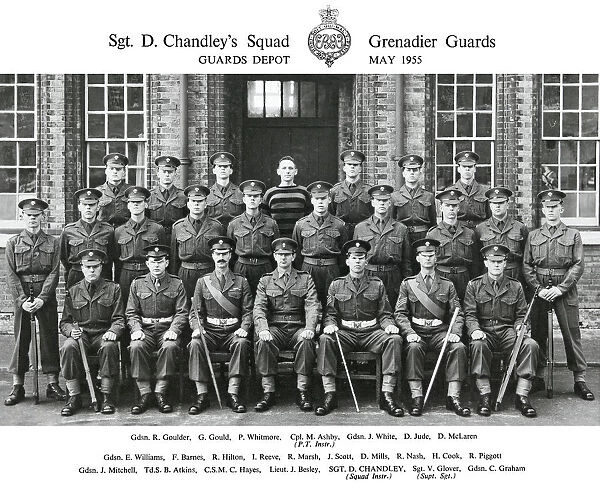 sgt d chandley's squad may 1955 goulder