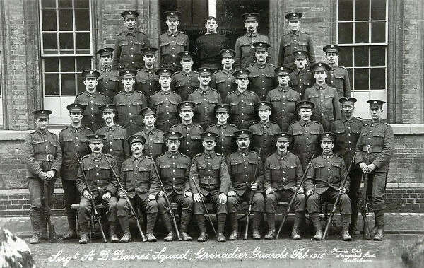 sgt a d davies squad february 1915