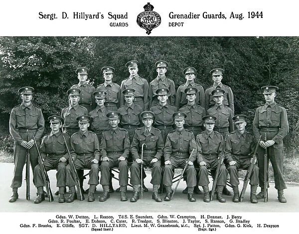 sgt d hillyard's squad august 1944 dutton