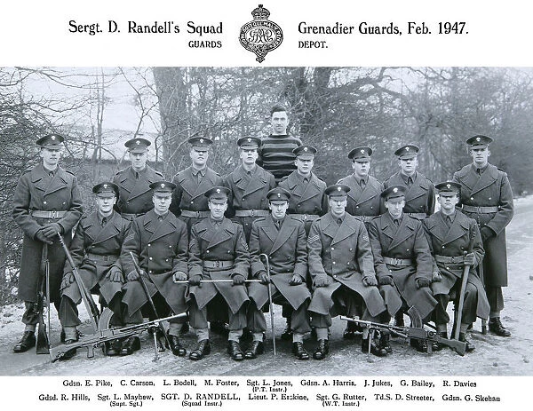 sgt d randell's squad february 1947 pike