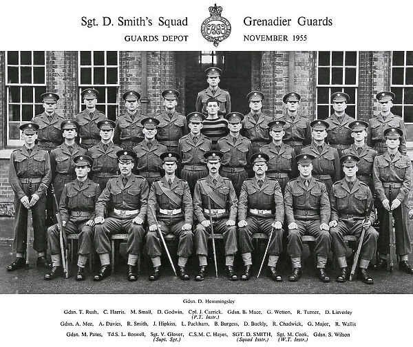 sgt d smith's squad november 1955 hemmingsley