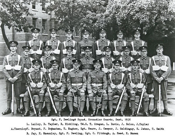 sgt f dowlings squad september 1936