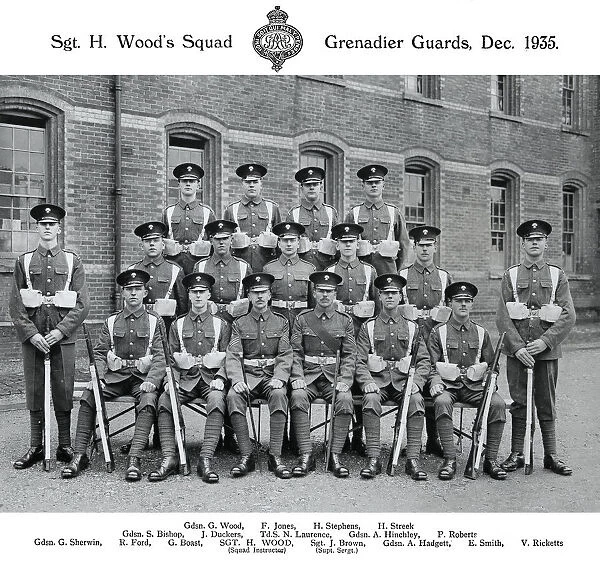 sgt h woods squad december 1935